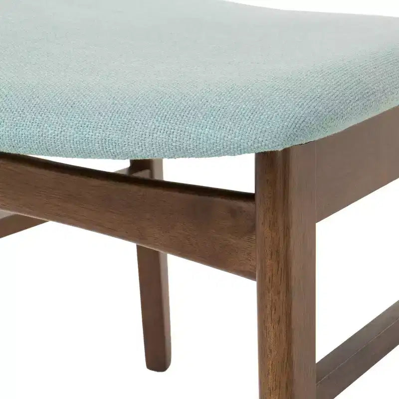 Ensemble de salle à manger GDFStudio Alexis 7 pièces en bois rembourré de style moderne du milieu du siècle