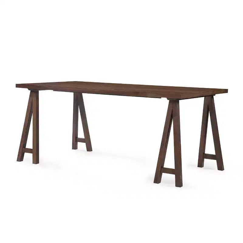 Ensemble de salle à manger GDFStudio Alexis 7 pièces en bois rembourré de style moderne du milieu du siècle