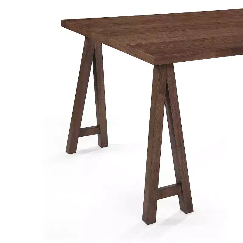 Ensemble de salle à manger GDFStudio Alexis 7 pièces en bois rembourré de style moderne du milieu du siècle