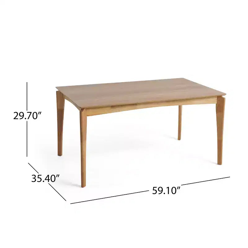 Ensemble de salle à manger rembourré 7 pièces en bois et métal Christopher Knight Home Benao