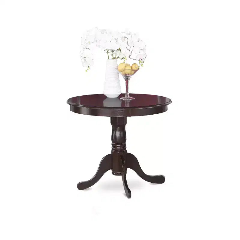 Ensemble de table de cuisine HomeStock avec 2 chaises noir moderne