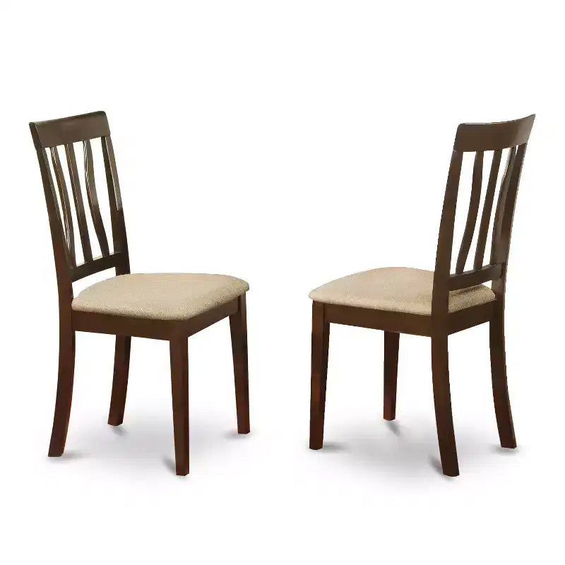 Ensemble de table de cuisine HomeStock avec 2 chaises noir moderne