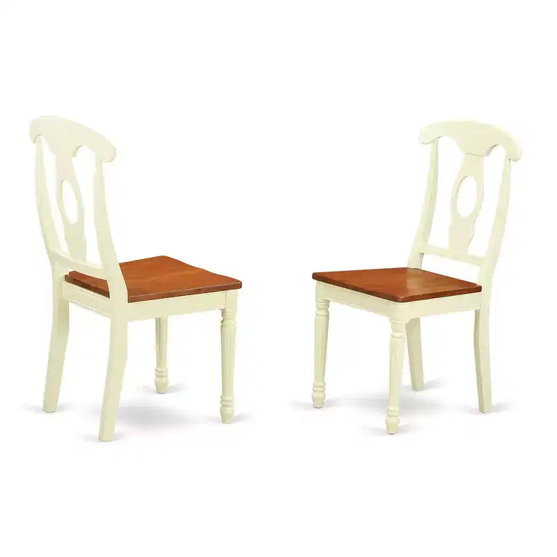 Ensemble de salle à manger pour 2 personnes - Table de bistrot et 2 chaises de salle à manger de cuisine