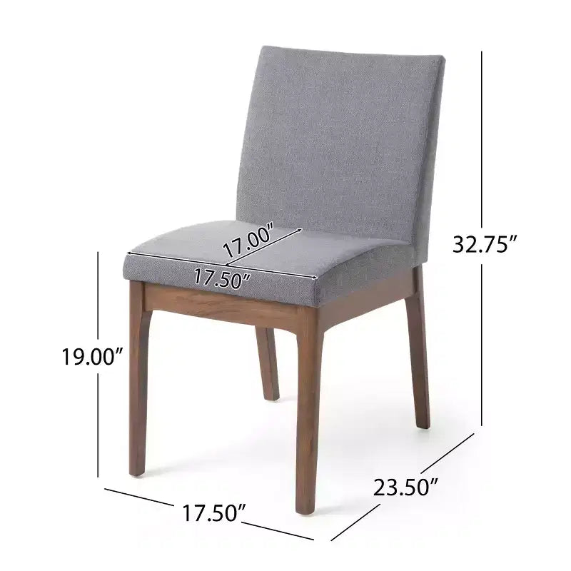 Ensemble de salle à manger Merax 5 pièces de style moderne du milieu du siècle avec 4 chaises rembourrées