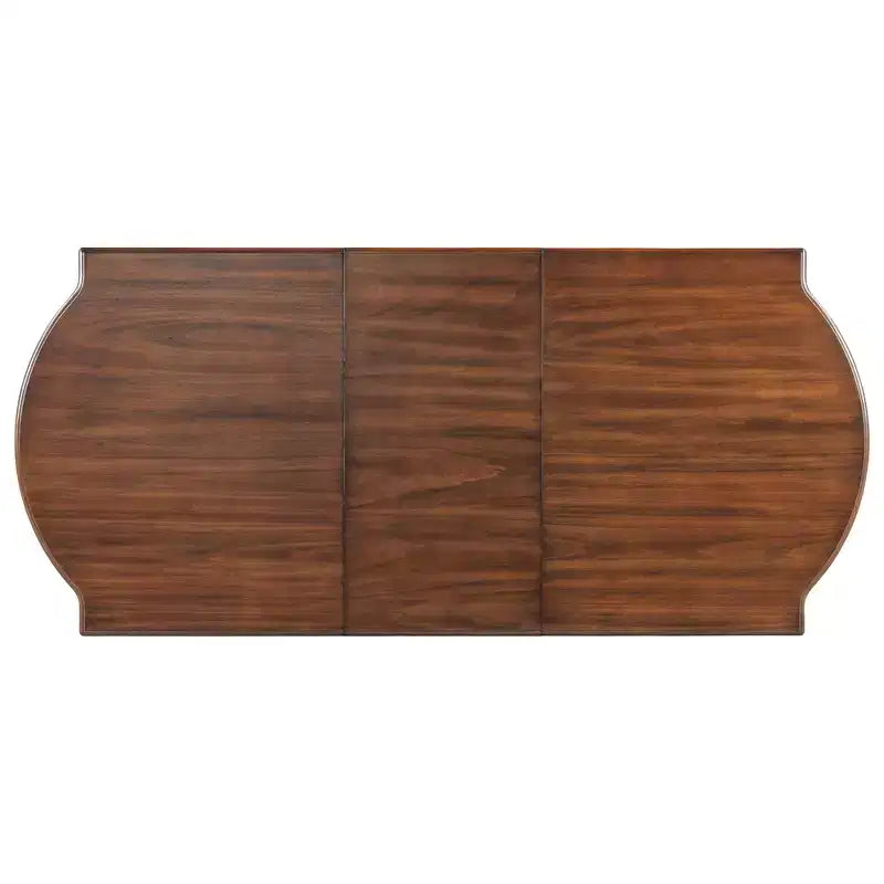ModernLuxe Ensemble de salle à manger extensible 6 pièces pour 6 personnes, ensemble de salle à manger traditionnel avec table de cuisine, 4 chaises de salle à manger rembourrées et banc, Espresso+Beige