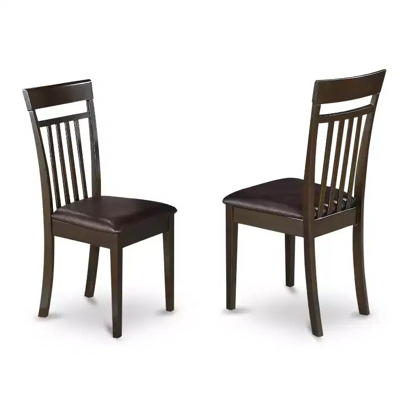 Ensemble de salle à manger HomeStock Belmont - Table de dînette et 6 chaises de salle à manger, Cappuccino