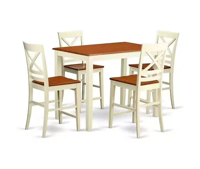 HomeStock Belmont - Ensemble table haute et chaises de salle à manger
