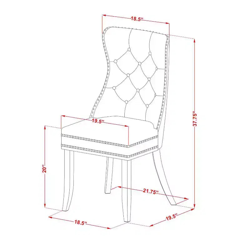 Ensemble de salle à manger 3 pièces HomeStock avec table carrée et dessus en bois massif finition acajou