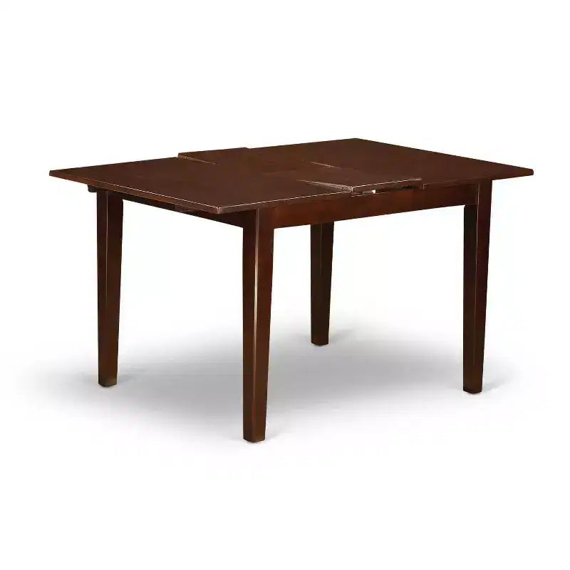 Ensemble de salle à manger rectangulaire 5 pièces en acajou massif – Pour 4 personnes