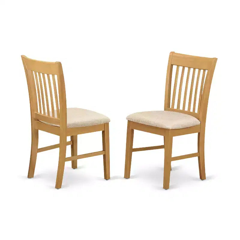 Ensemble petite table de cuisine et 4 chaises - Table à manger à rallonges 42 pouces, finition chêne