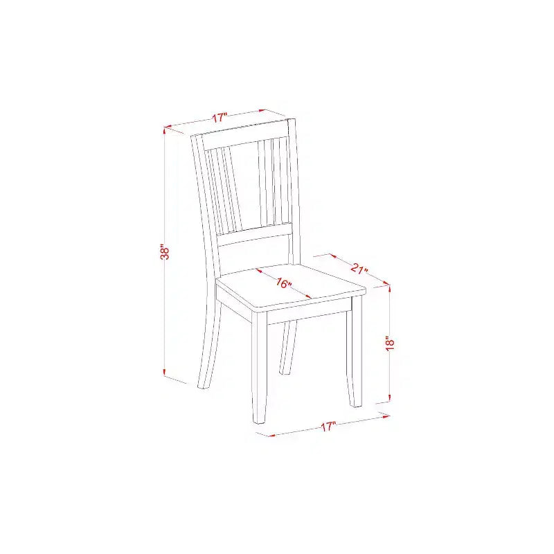 Ensemble de salle à manger rétro 5 pièces - Table et chaises en bois dur - Motif floral - Élégant ensemble de salle à manger de cuisine