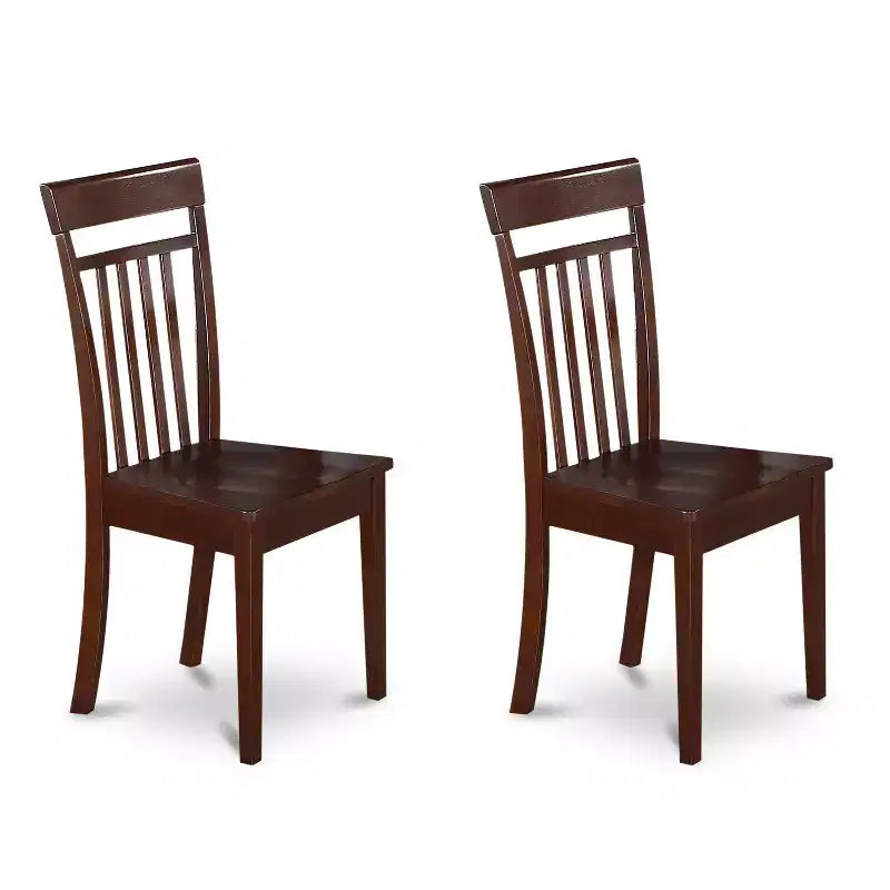 Ensemble de salle à manger Cottage - Table et chaises de cuisine 3 pièces - Petite table carrée au design élégant