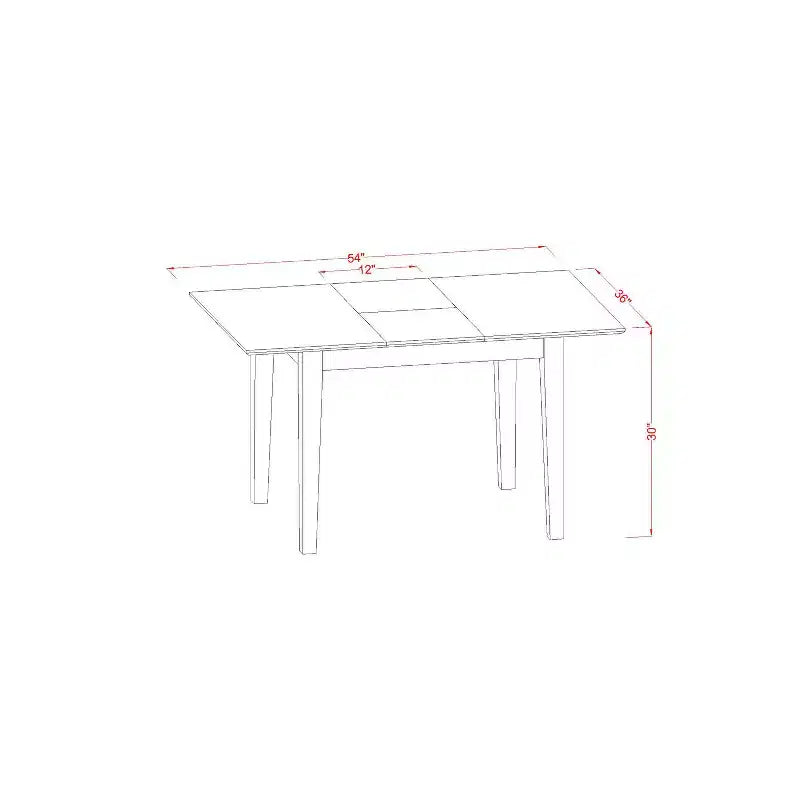 Ensemble de salle à manger - Petite table à manger avec chaises et banc - Meubles de cuisine et de salle à manger