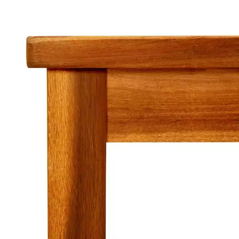 Table basse en bois naturel, bois d'acacia massif - 17,7 x 17,7 x 14,2