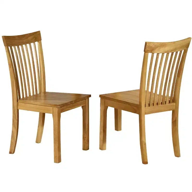 Kings Brand Furniture Kurmer Ensemble de salle à manger 3 pièces chêne naturel