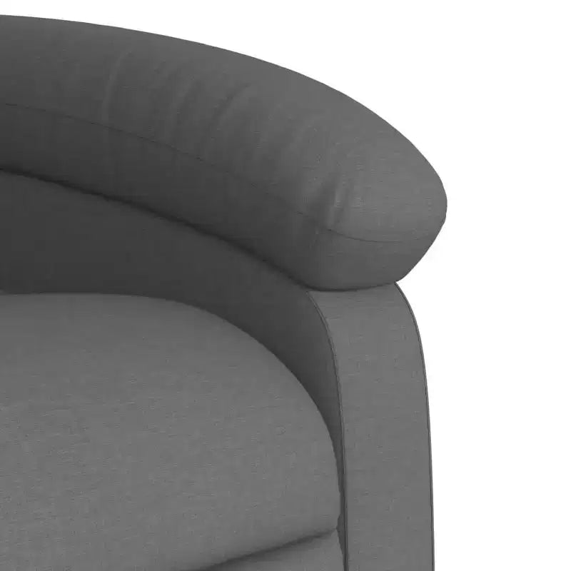Fauteuil inclinable de massage - Gris clair à dossier inclinable manuel