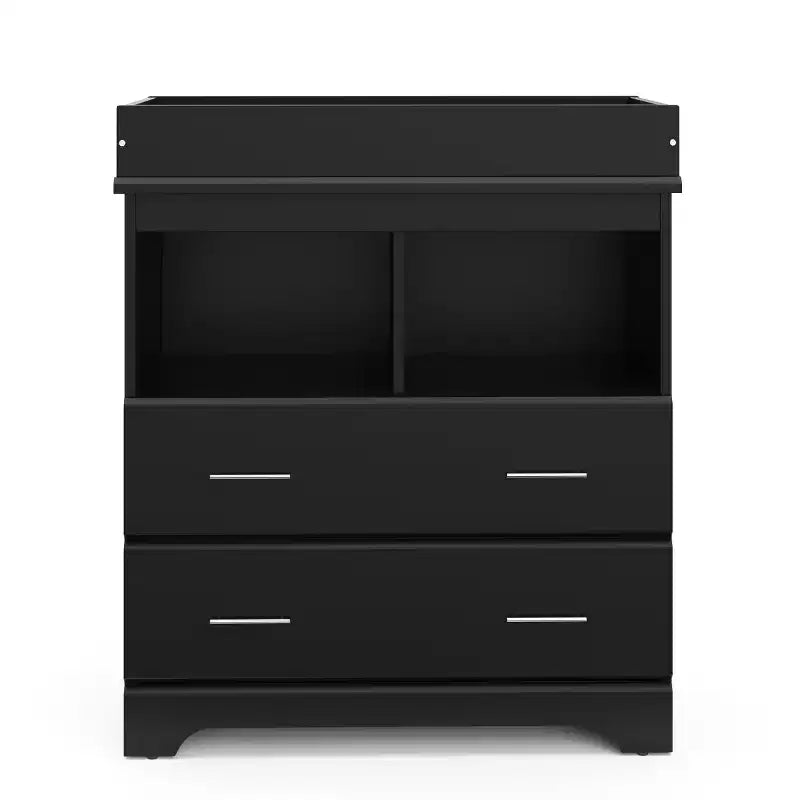 Commode à 2 tiroirs avec plan à langer amovible