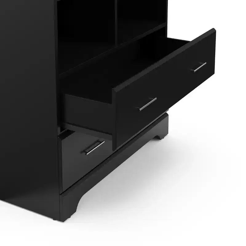Commode à 2 tiroirs avec plan à langer amovible