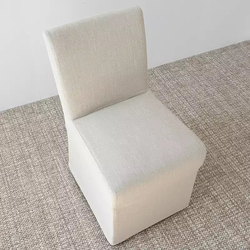 Ensemble table et chaises de salle à manger 3 pièces, table ronde de 89 cm avec chaises déhoussables rembourrées pour coin repas ou petit espace - Panipeachy