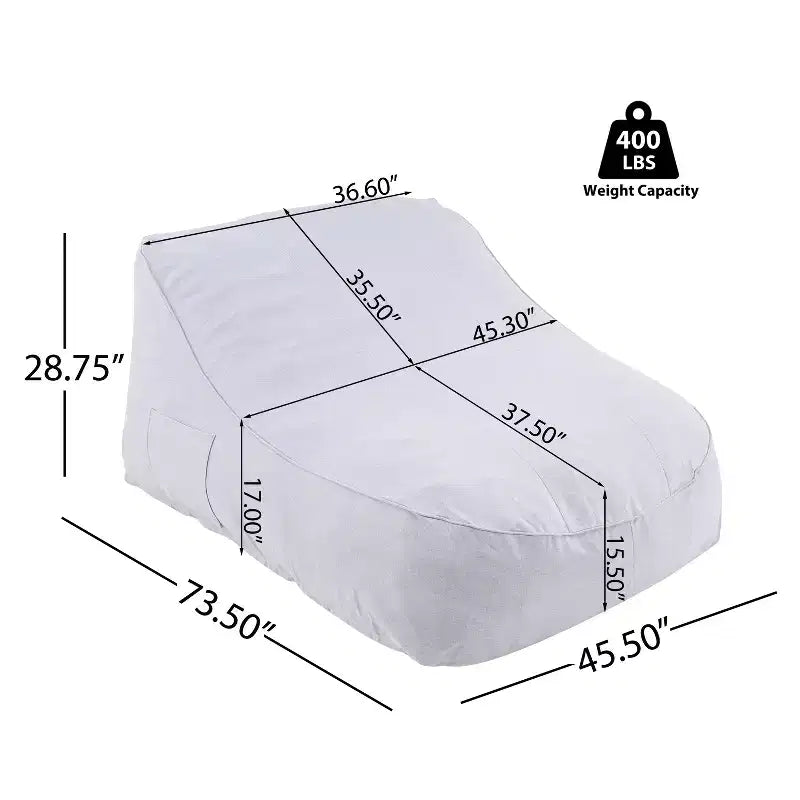 Lit de jour pouf moderne pour terrasse