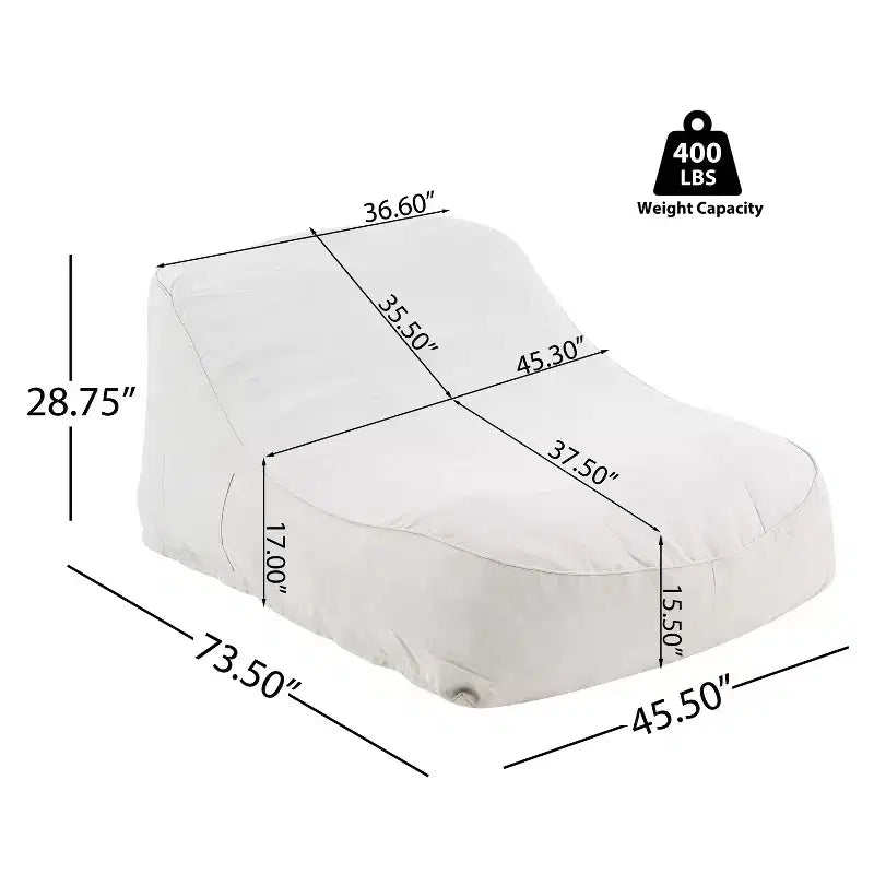 Lit de jour pouf moderne pour terrasse