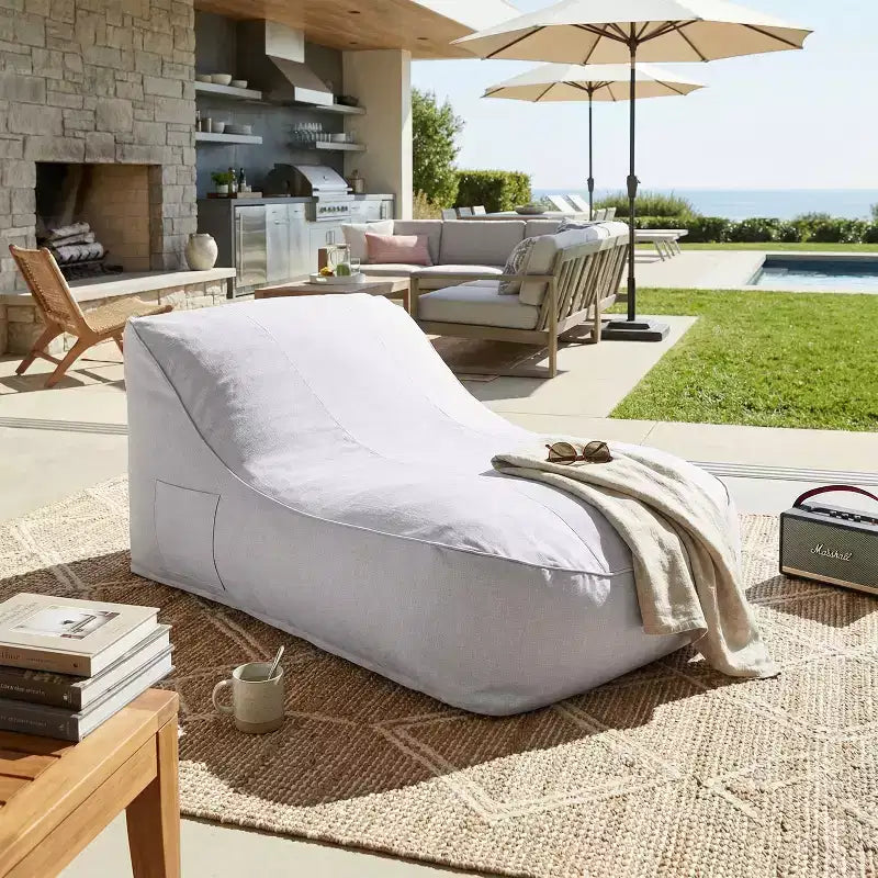 Lit de jour pouf moderne pour terrasse