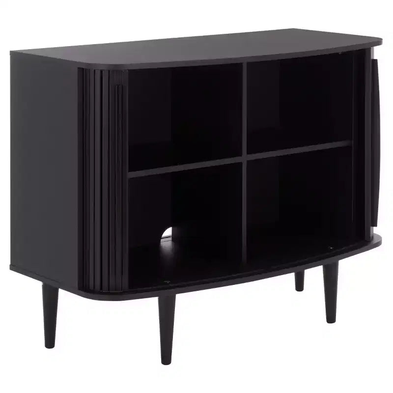 Buffet Compact à Portes Coulissantes, Noyer
