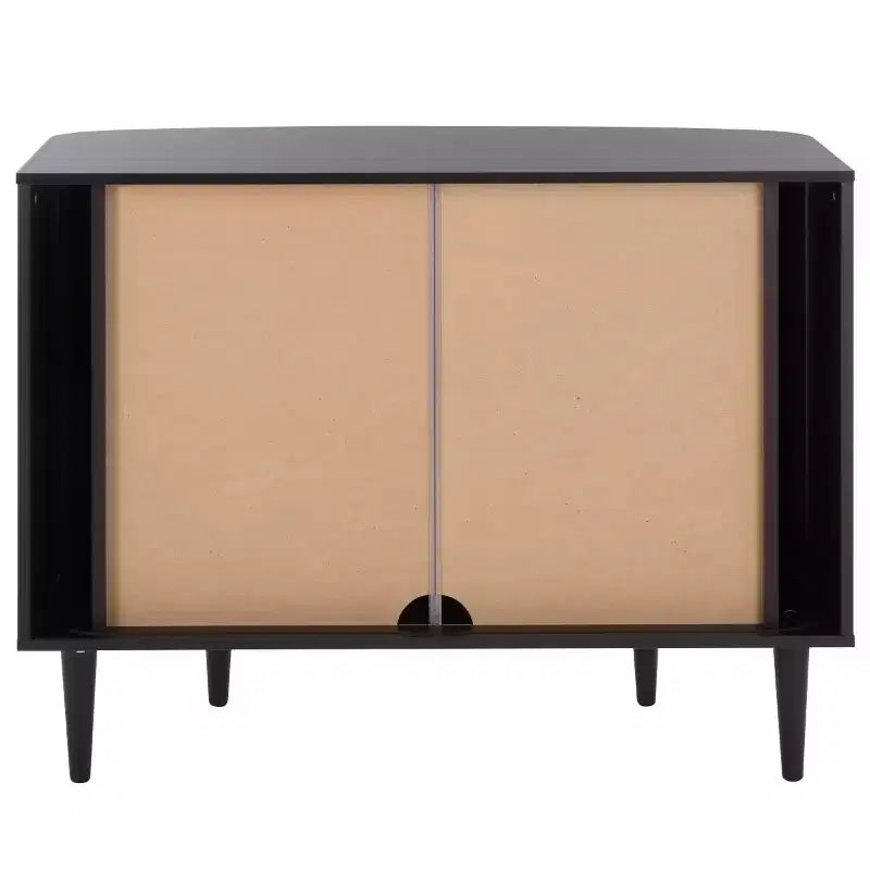 Buffet Compact à Portes Coulissantes, Noyer
