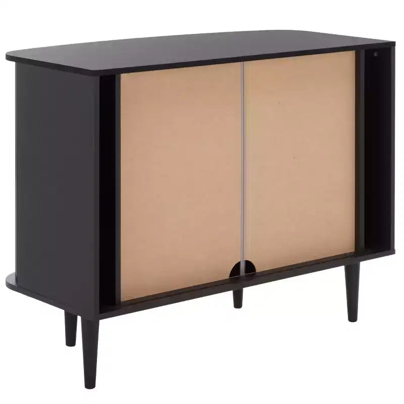 Buffet Compact à Portes Coulissantes, Noyer