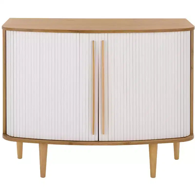 Buffet Compact à Portes Coulissantes, Noyer