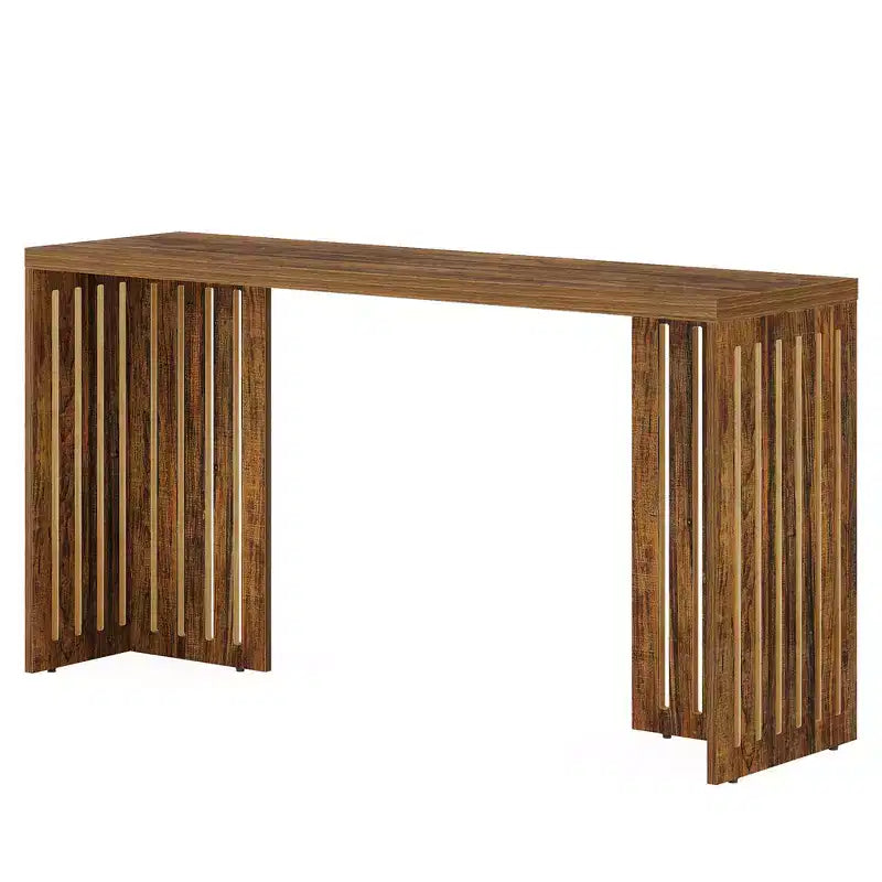 Table de bar rectangulaire 160 cm, Table de salle à manger haute de cuisine