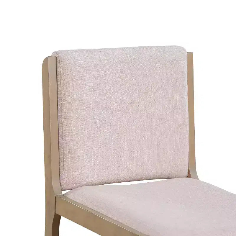 Christopher Knight Home Lyra, ensemble de salle à manger contemporain 7 pièces en hévéa tapissé, avec table à manger extensible
