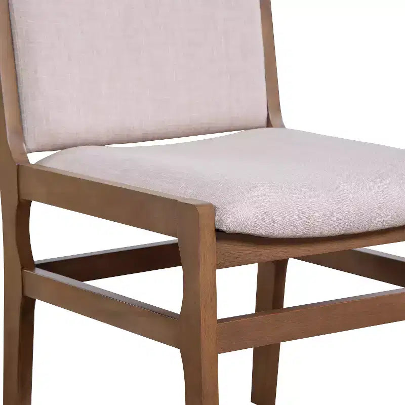 Christopher Knight Home Lyra, ensemble de salle à manger contemporain 7 pièces en hévéa tapissé, avec table à manger extensible