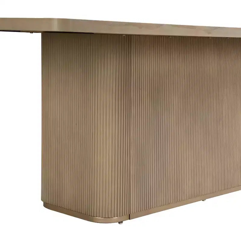 Christopher Knight Home Lindiwe – Ensemble de salle à manger moderne 7 pièces en bois d'hévéa avec table rectangulaire et revêtement en lin