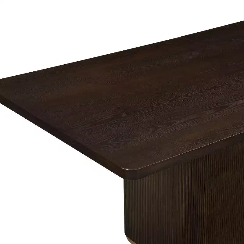 Christopher Knight Home Lindiwe – Ensemble de salle à manger moderne 7 pièces en bois d'hévéa avec table rectangulaire et revêtement en lin