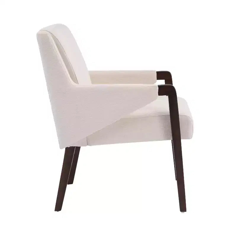 Christopher Knight Home Lindiwe – Ensemble de salle à manger moderne 7 pièces en bois d'hévéa avec table rectangulaire et revêtement en lin