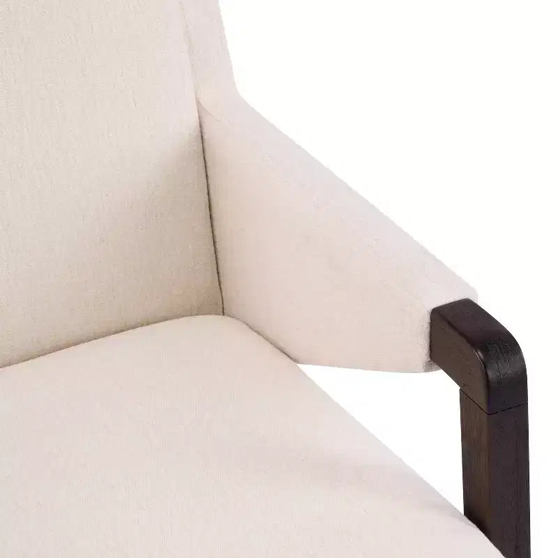 Christopher Knight Home Lindiwe – Ensemble de salle à manger moderne 7 pièces en bois d'hévéa avec table rectangulaire et revêtement en lin