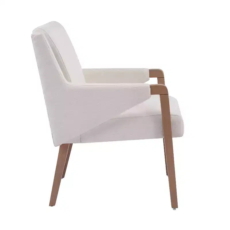 Christopher Knight Home Lindiwe – Ensemble de salle à manger moderne 7 pièces en bois d'hévéa avec table rectangulaire et revêtement en lin