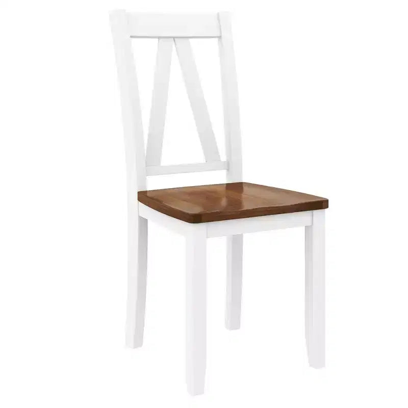 Ensemble de table à manger en bois de ferme 6 pièces avec longue banquette et 4 chaises de salle à manger - ModernLuxe