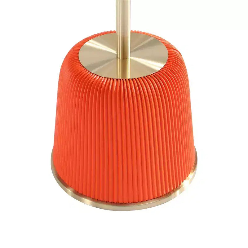 Manhattan Comfort Ensemble de 2 tables basses et tables d'appoint Anderson en similicuir avec plateau en métal