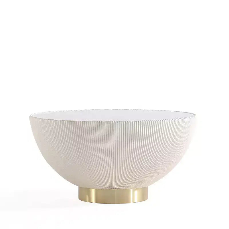 Manhattan Comfort Ensemble de 2 tables basses et tables d'appoint Anderson en similicuir avec plateau en métal