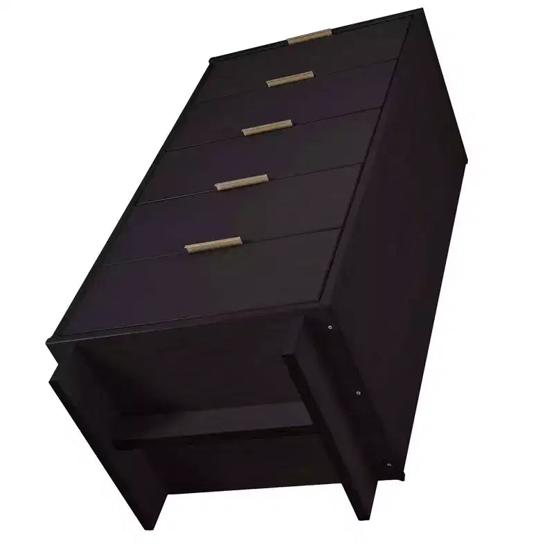 Ensemble de chambre à coucher Manhattan Comfort Granville (2 pièces) : commode étroite et commode