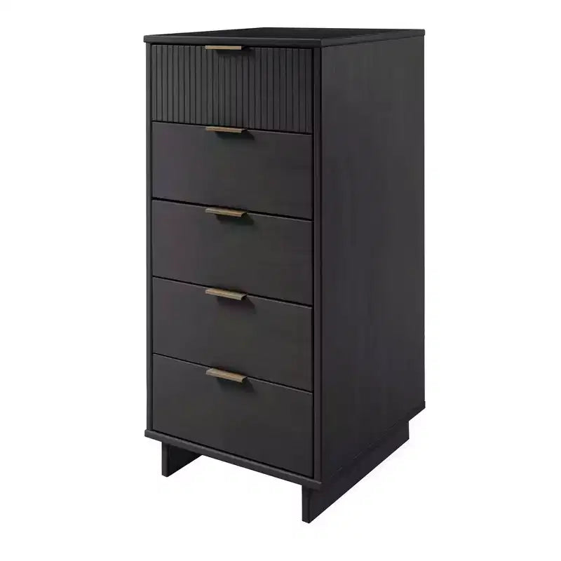 Ensemble de chambre à coucher Manhattan Comfort Granville (2 pièces) : commode étroite et commode