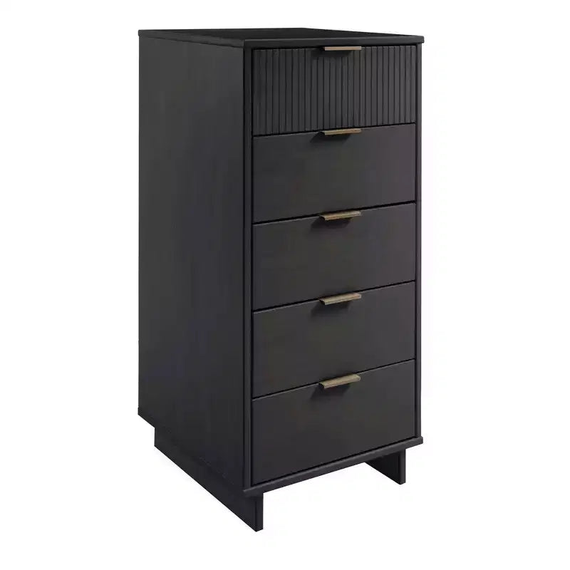 Ensemble de chambre à coucher Manhattan Comfort Granville (2 pièces) : commode étroite et commode