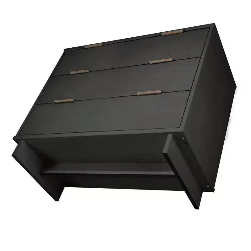 Ensemble de chambre à coucher Manhattan Comfort Granville (2 pièces) : commode étroite et commode