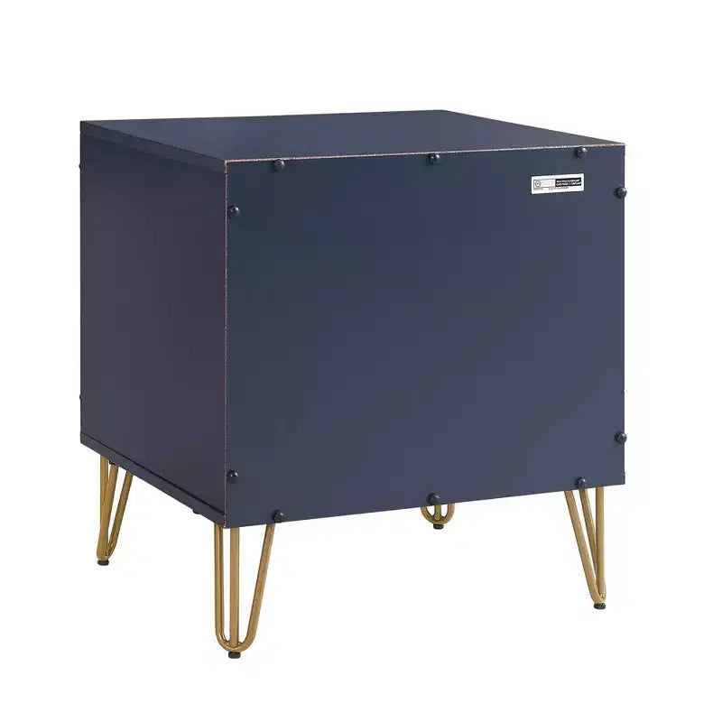 Ensemble commode 3 tiroirs et table de chevet 1 tiroir moderne Manhattan Comfort Dumbo 2 pièces
