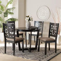 Baxton Studio Jamie Moden Wood 5-Piece Dining Set