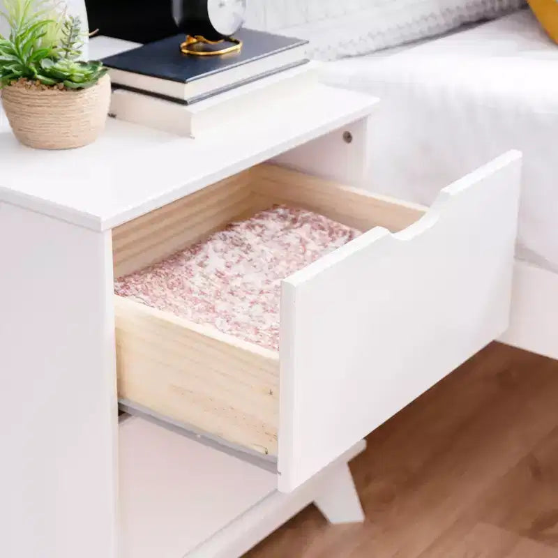 Commode et table de chevet Powell Pensy Twin Platform Bed