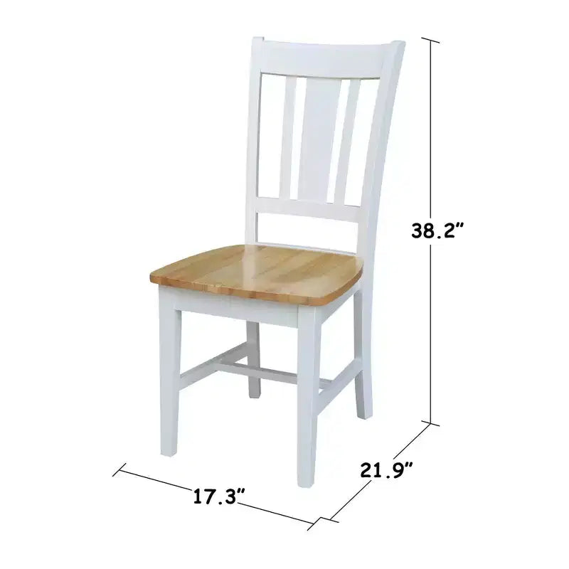 Table de salle à manger International Concepts Small Dual Drop Leaf avec 2 chaises San Remo Splat