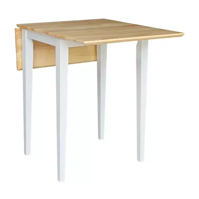 Table de salle à manger International Concepts Small Dual Drop Leaf avec 2 chaises San Remo Splat